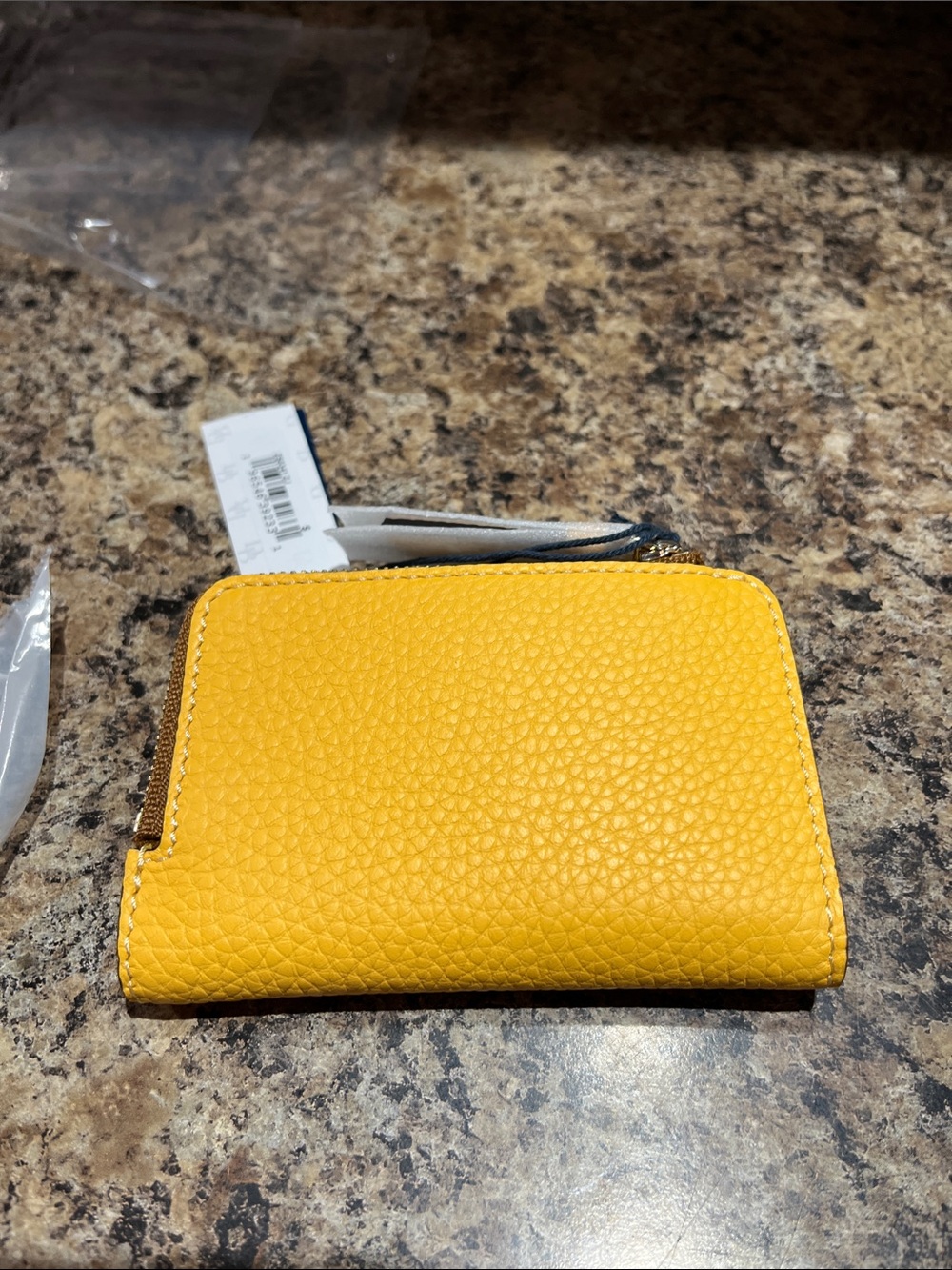 Dooney & Bourke Pebble Grain Zip Credit Card Wallet 12 - Picture 6 of 8